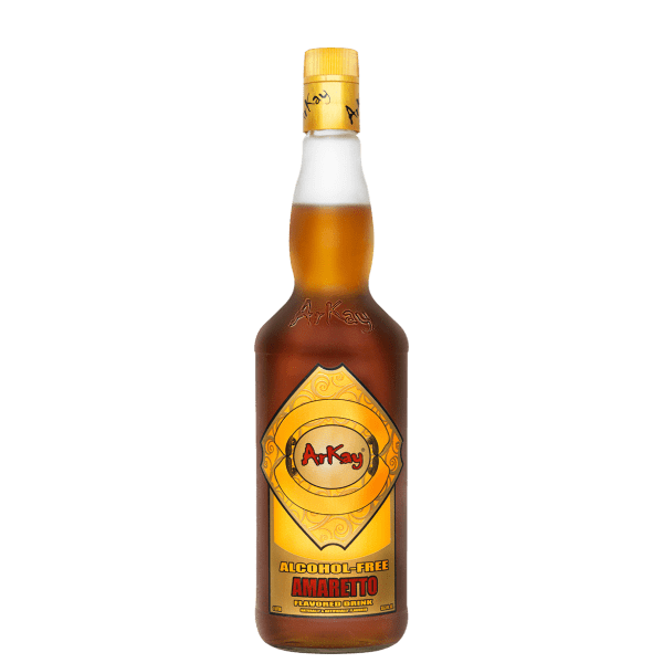 Deal 36 Bottles Arkay Version of Zero Proof Amaretto Flavoured 33.3 FL OZ / 1 Liter