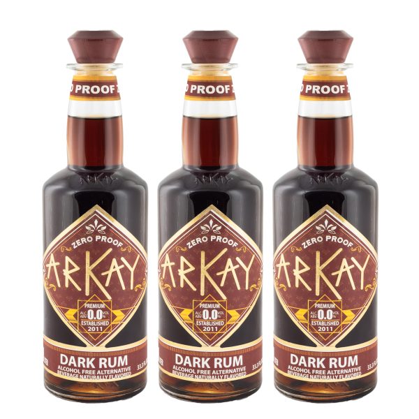 3darkrum Deal 36 Bottles Arkay Zero Proof Dark Rum Alternative